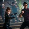 Emily Beecham as The Widow, Lewis Tan as Gaius - Into the Badlands _ Season 3, Episode 7 - Photo Credit: Aidan Monaghan/AMC