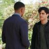 Legacies -- "This is the Part Where You Run" -- Image Number: LGC101c_0223b.jpg -- Pictured (L-R): Peyton Alex Smith as Rafael and Aria Shahghasemi as Landon -- Photo: Quantrell Colbert/The CW -- ÃÂ© 2018 The CW Network, LLC. All rights reserved.