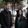 Legacies -- "There\'s a Mummy on Main Street" -- Image Number: LGC110b_0229bc2.jpg -- Pictured (L-R): Matthew Davis as Alaric and Karen David as Emma -- Photo: Jace Downs/The CW -- ÃÂ© 2019 The CW Network, LLC. All rights reserved.