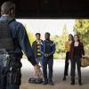Legacies -- "There\'s Always a Loophole" -- Image Number: LGC116b_0048bc.jpg -- Pictured (L-R): Rodney Rowland as Burr, Ben Levin as Jed, Christopher De\'Sean Lee as Kaleb, Kaylee Bryant as Josie, Danielle Rose Russell as Hope, and Jenny Boyd as Lizzie -- Photo: Mark Hill/The CW -- ÃÂ© 2019 The CW Network, LLC. All rights reserved.