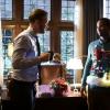 Legacies -- "This Christmas Was Surprisingly Violent" -- Image Number: LGC208c_0326bc.jpg -- Pictured (L-R): Matthew Davis as Alaric and Demetrius Bridges as Dorian -- Photo: Annette Brown/The CW -- © 2019 The CW Network, LLC. All rights reserved.
