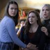 Legacies -- "This is Why We Don\'t Entrust Plans to Muppet Babies" -- Image Number: LGC210b_0149b.jpg -- Pictured (L-R): Kaylee Bryant as Josie, Danielle Rose Russell as Hope and Jenny Boyd as Lizzie -- Photo: Mark Hill/The CW -- © 2020 The CW Network, LLC. All rights reserved.