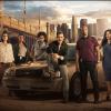 LETHAL WEAPON: Pictured L-R: Jordana Brewster, Michelle Mitchenor, Johnathan Fernandez, Clayne Crawford, Damon Wayans, Keesha Sharp and Kevin Rahm on Season Two of LETHAL WEAPON premiering Tuesday, Sept. 26 (8:00-9:00 PM ET/PT) on FOX. ©2017 Fox Broadcasting Co. CR: Brian Bowen Smith/FOX