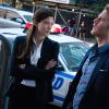 "Badge! Gun!" -- Brian risks his new FBI job when he disobeys orders to stay out of the investigation into a renowned journalist\'s murder, on LIMITLESS, Tuesday, Sept. 29 (10:00-11:00 PM, ET/PT) on the CBS Television Network. Pictured (L-R) Jennifer Carpenter as Agent Rebecca Harris and Jake McDorman as Brian Finch Photo: David M. Russell/CBS ÃÂ©2015 CBS Broadcasting, Inc. All Rights Reserved