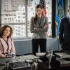 "Page 44" -- Brian\'s loyalty to the FBI is tested when Sands (Colin Salmon), Senator Edward Morra\'s representative, demands he steal the FBI\'s secret files on NZT.  Also, Agent Harris is emotionally conflicted when she learns what her estranged father left her following his death, on LIMITLESS, Tuesday, Oct. 13 (10:00-11:00 PM, ET/PT) on the CBS Television Network. Pictured  (L-R) Mary Elizabeth Mastrantonio as SAC Nasreen "Naz" Pouran, Jennifer Carpenter as Agent Rebecca Harris  and Hill Harper as Agent Spelman Boyle Photo: David M. Russell/CBS ÃÂ©2015 CBS Broadcasting Inc. All Rights Reserved.