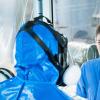 "Close Encounters" -- Brian and Rebecca are placed under quarantine by the CDC after being exposed to an unknown substance after investigating a citywide blackout. Also, trust issues arise after Rebecca catches Brian using his secret stash of NZT, on LIMITLESS, Tuesday, March 1 (10:00-11:00 PM, ET/PT) on the CBS Television Network. Pictured  Jennifer Carpenter as Agent Rebecca Harris aPhoto: David M. Russell/CBS ÃÂ©2016 CBS Broadcasting, Inc. All Rights Reserved