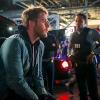 "Finale: Part Two!!" -- Following a stunning betrayal to their team, Brian and the FBI race to stop an NZT-enabled Sands (Colin Salmon) and his associates from orchestrating an international incident. Also, Brian experiences devastating side effects when his NZT immunity starts to wear off, on the first season finale of LIMITLESS, Tuesday, April 26 (10:00-11:00 PM, ET/PT) on the CBS Television Network. Pictured (L-R) Jake McDorman as Brian Finch, Jennifer Carpenter as Agent Rebecca Harris and  Hill Harper as Agent Spelman Boyle Photo: David M. Russell/CBS ÃÂ©2016 CBS Broadcasting, Inc. All Rights Reserved