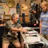 Joe Grifasi as Bert Semanz, Wyatt Russell as Sean "Dud" Dudley - Lodge 49 _ Season 1, Episode 1 - Photo Credit: Jackson Lee Davis/AMC