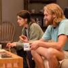 Sonya Cassidy as Liz Dudley, Wyatt Russell as Sean "Dud" Dudley - Lodge 49 _ Season 1, Episode 2 - Photo Credit: Jackson Lee Davis/AMC