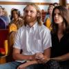 Wyatt Russell as Sean "Dud" Dudley, Sonya Cassidy as Liz Dudley - Lodge 49 _ Season 1, Episode 3 - Photo Credit: Jackson Lee Davis/AMC