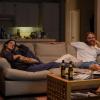 Wyatt Russell as Sean "Dud" Dudley, Sonya Cassidy as Liz Dudley - Lodge 49 _ Season 1, Episode 3 - Photo Credit: Steve Dietl/AMC