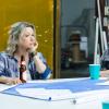 Linda Emond as Connie Wright, Wyatt Russell as Sean "Dud" Dudley - Lodge 49 _ Season 1, Episode 7 - Photo Credit: Jackson Lee Davis/AMC