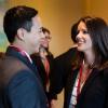 Hayden Szeto as Corporate Guy, Sonya Cassidy as Liz Dudley - Lodge 49 _ Season 1, Episode 8 - Photo Credit: Eli Joshua Adé/AMC