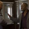 Lt. Charles Dawson (Ruben Santiago-Hudson) and Geddus (Lennie James) - Low Winter Sun - Season 1, Episode 1 - Photo Credit: Alicia Gbur/AMC