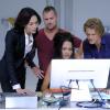 MACGYVER, a reimagining of the classic series, is an action-adventure drama about 20-something Angus "Mac" MacGyver, who creates a clandestine organization within the U.S. government where he uses his extraordinary talent for unconventional problem solving and vast scientific knowledge to save lives.  It premieres Friday, Sept. 23 (8:00-9:00 PM, ET/PT) on the CBS Television Network. Pictured: Sandrine Holt,  George Eads. Tristin Mays, Lucas Till.  Photo: Guy D\'Alema/CBS ÃÂ©2016 CBS Broadcasting, Inc. All Rights Reserved