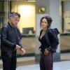 "Toothpick" -- Using only an armrest, a curtain rod and a toothpick, MacGyver must fix a sabotaged train in order to protect a whistleblower who has proof that her boss is selling weapons to U.S. enemies, on MACGYVER, Friday, Oct. 21 (8:00-9:00 PM, ET/PT) on the CBS Television Network. Pictured: George Eads, Tristin Mays. Photo: Guy D\'Alema/CBS ÃÂ©2016 CBS Broadcasting, Inc. All Rights Reserved