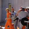 "Can Opener" -- MacGyver is tasked to go undercover as an inmate in a maximum security prison to break out El Noche, a notorious drug kingpin, using only batteries and salt, and track him to his cartel\'s secret location and dismantle it, on MACGYVER, Friday, Nov. 4 (8:00-9:00 PM, ET/PT) on the CBS Television Network. Pictured: Lucas Till, George Eads.   Photo: Jace Downs/CBS ÃÂ©2016 CBS Broadcasting, Inc. All Rights Reserved