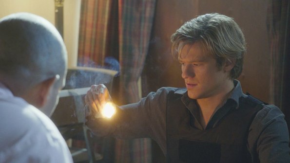 "Chisel" -- With only a chisel and matchbook, MacGyver and team must defend themselves the U.S. embassy workers in Latvia from extremists who are attempting to retrieve their leader. Also, Bozer faces a big decision now that he knows who Mac really is, on MACGYVER, Friday, Nov. 18 (8:00-9:00 PM, ET/PT) on the CBS Television Network. Pictured: Lucas Till  Photo: CBS ÃÂ©2016 CBS Broadcasting, Inc. All Rights Reserved