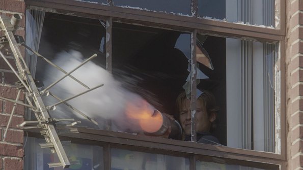 "Chisel" -- With only a chisel and matchbook, MacGyver and team must defend themselves the U.S. embassy workers in Latvia from extremists who are attempting to retrieve their leader. Also, Bozer faces a big decision now that he knows who Mac really is, on MACGYVER, Friday, Nov. 18 (8:00-9:00 PM, ET/PT) on the CBS Television Network. Pictured: Lucas Till  Photo: CBS ÃÂ©2016 CBS Broadcasting, Inc. All Rights Reserved