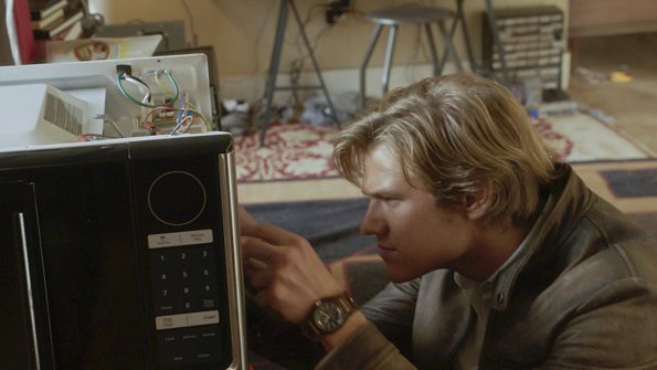 "Scissors" -- When Riley mysteriously disappears and goes rogue after hacking into the NSA and stealing a dangerous digital weapon, MacGyver, using a PVC pipe and fan, must find her in Shanghai and disarm it before it can be deployed.  Also, Bozer goes on his first official mission and Jack opens up about his history with Riley\'s mother, Diane (Michel Michele), on MACGYVER, Friday, Dec. 16 (8:00-9:00 PM, ET/PT) on the CBS Television Network.   Pictured: Lucas Till.Photo:  CBS ÃÂ©2016 CBS Broadcasting, Inc. All Rights Reserved