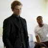 "Roulette Wheel + Wire" -- Using cuff links and wire, MacGyver and the team go undercover in a high stakes casino to steal diamonds from a vault before a terrorist group gets there first and trades the jewels for a weapon of mass destruction, on MACGYVER, Friday, Oct. 13 (8:00-9:00 PM, ET/PT) on the CBS Television Network. Pictured: Lucas Till, Justin Hires   Photo: Quantrell Colbert/CBS ÃÂ©2017 CBS Broadcasting, Inc. All Rights Reserved