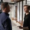 "MacGyver + MacGyver" -- MacGyver gets a shocking surprise when he tries to tell Matty that he\'s quitting the Phoenix Foundation, on the second season finale of MACGYVER, Friday, May 4 (8:00-9:00 PM, ET/PT) on the CBS Television Network. Tate Donovan guest stars as Oversight, a man with a history with Matty.Pictured: George Eads,  Lucas Till.   Photo: Jace Downs/CBS ÃÂ©2018 CBS Broadcasting, Inc. All Rights Reserved