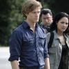 ÃÂGuts + Fuel + HopeÃÂ ÃÂ MacGyver and Riley, with the help of Vasil (C. Thomas Howell), a distraught father, must find a way to drive a tanker filled with liquid oxygen through a region occupied by rebels and deliver it to a childrenÃÂs hospital before they run out. Also, Riley helps MacGyver decide whether or not to allow his father back into his life, on MACGYVER, Friday, Oct. 19 (8:00-9:00 PM, ET/PT) on the CBS Television Network.  Pictured: Lucas Till, Tristin Mays  Photo: Guy D\'Alema/CBS ÃÂ©2018 CBS Broadcasting, Inc. All Rights Reserved