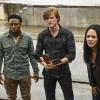 "Fence + Suitcase + Americum-241" -- The Phoenix teams up with a woman who\'s a soccer mom by day but a master thief by night to catch one of her contacts, an underworld criminal, who has hired her to steal a dirty bomb, on MACGYVER, Friday, Jan. 11 (8:00-9:00 PM, ET/PT) on the CBS Television Network.  Pictured: Justin Hires, Lucas Till, Tristin Mays.    Photo: Richard DuCree/CBS ÃÂ©2018 CBS Broadcasting, Inc. All Rights Reserved