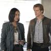 "Seeds + Permafrost + Feather" -- MacGyver and team are asked to solve a locked-door mystery when a man working inside a remote, ultra-secure international seed vault disappears, on MACGYVER, Friday, March 8 (8:00-9:00 PM, ET/PT) on the CBS Television Network.  Pictured:  Levy Tran, Lucas Till. Photo: Jace Downs/CBS ÃÂ©2019 CBS Broadcasting, Inc. All Rights Reserved