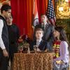 Passage -- When Elizabeth brings Alison with her to India on her first state department trip abroad, she\'s thrown into crisis mode when a massive earthquake hits that causes an explosion at an American-owned factory, and she\'s separated from Alison during the chaos, on MADAM SECRETARY, Sunday, Nov. 2 (8:31-9:30 PM, ET/8:01-9:00 PM, PT) on the CBS Television Network. Jason McCord (Evan Roe), second from left and Alison McCord (Kathrine Herzer), shown. Photo: David Giesbrecht/CBS ÃÂ©2014 CBS Broadcasting, Inc. All Rights Reserved