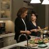 Need to Know -- Elizabeth McCord (TÃÂ©a Leoni) and Kathrine Herzer as Alison McCord in MADAM SECRETARY, airing Sundays (8:30-9:30 PM, ET/10:30-11:30 PM, ET) on the CBS Television Network.  Photo: Patric Harbron/CBS ÃÂ©2014 CBS Broadcasting, Inc. All Rights Reserved