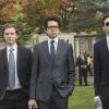 Game On  -- Elizabeth, Henry and Isabelle work together to find former Secretary of State Vincent Marsh\'s secret bank account, but soon uncover that one of Elizabeth\'s staff members already has access to it, on MADAM SECRETARY, Sunday, Nov. 30 (8:30-9:30 PM, ET/8:00-9:00 PM, PT) on the CBS Television Network. Jay Whitman (Sebastian Arcelus) from left, Matt Mahoney (Geoffrey Arend) and Blake Moran (Erich Bergen), shown. Photo: Barbara Nitke/CBS ÃÂ©2014 CBS Broadcasting, Inc. All Rights Reserved