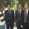 Game On  -- Elizabeth, Henry and Isabelle work together to find former Secretary of State Vincent Marsh\'s secret bank account, but soon uncover that one of Elizabeth\'s staff members already has access to it, on MADAM SECRETARY, Sunday, Nov. 30 (8:30-9:30 PM, ET/8:00-9:00 PM, PT) on the CBS Television Network. Daisy Grant (Patina Miller), from left, Matt Mahoney (Geoffrey Arend), Blake Moran (Erich Bergen) and Jay Whitman (Sebastian Arcelus), shown. Photo: Barbara Nitke/CBS ÃÂ©2014 CBS Broadcasting, Inc. All Rights Reserved