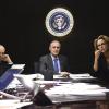 "The Time is at Hand" -- While Elizabeth seeks a diplomatic solution to a doomsday cult in Bolivia, a congressman attempting to negotiate with its leader is taken hostage. Meanwhile, Elizabeth and Henry meet Stevie\'s much older boyfriend, on MADAM SECRETARY, Sunday, March 29 (8:00-9:00 PM, ET/PT) on the CBS Television Network. Russell Jackson (Zeljko Ivanek), from left, President Conrad Dalton (Keith Carradine) and Elizabeth McCord (TÃÂ©a Leoni), shown.  Photo: Sarah Shatz/CBS ÃÂ©2015 CBS Broadcasting, Inc. All Rights Reserved