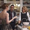 "There But For the Grace of God" -- When Elizabeth confronts her former friend Juliet, she flashes back to when then-CIA Director Dalton offered her a job that would have changed the course of her life. Also, Stevie and President Dalton\'s son, Harrison (Jason Ralph), begin a relationship that will have consequences, on the first season finale of MADAM SECRETARY, Sunday, May 3 (8:00-9:00 PM, ET/PT) on the CBS Television Network. Stephanie "Stevie" McCord (Wallis Currie-Wood), Tim Daly (Henry McCord) and TÃÂ©a Leoni, (Elizabeth McCord), shown. Photo: Sarah Shatz/CBS ÃÂ©2015 CBS Broadcasting, Inc.All Rights Reserved