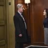 "There But For the Grace of God" -- When Elizabeth confronts her former friend Juliet, she flashes back to when then-CIA Director Dalton offered her a job that would have changed the course of her life. Also, Stevie and President Dalton\'s son, Harrison (Jason Ralph), begin a relationship that will have consequences, on the first season finale of MADAM SECRETARY, Sunday, May 3 (8:00-9:00 PM, ET/PT) on the CBS Television Network. Elliot Klein (Jack Gilpin), left, and Nadine Tolliver (Bebe Neuwirth), shown. Photo: Sarah Shatz/CBS ÃÂ©2015 CBS Broadcasting, Inc.All Rights Reserved
