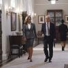 "The Show Must Go On"--Elizabeth is thrust into a situation of power she never imagined possible, when the President\'s plane is declared missing.  Also, Henry is asked to recruit one of his Russian students to work for the U.S. government by Jane Fellows (Jill Hennessy), his new Defense Intelligence Agency handler, on the second season premiere of MADAM SECRETARY, Sunday, Oct. 4 (8:00--9:00 PM, ET/PT) on the CBS Television Network. Pictured L-R: TÃÂ©a Leoni as Elizabeth McCord and Zeljko Ivanek as Russell Jackson Photo: Sarah Shatz/CBS ÃÂ©2015 CBS Broadcasting, Inc. All Rights Reserved