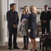 "Waiting for Taleju"--On the heels of the debacle with Russia, Elizabeth finds herself pushed out of the President\'s inner circle. Also, when incriminating photos of Stevie and Harrison surface, Elizabeth and Henry must deal with the aftermath and try to protect their daughter, on MADAM SECRETARY, Sunday, Oct 25 (8:00--9:00 PM, ET/PT) on the CBS Television Network. Pictured L-R: Tim Daly as Henry McCord, Wallis Currie-Wood as Stephanie "Stevie" McCord, and TÃÂ©a Leoni as Elizabeth McCord Photo: Sarah Shatz/CBS ÃÂ©2015 CBS Broadcasting, Inc. All Rights Reserved