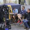 "You Say You Want a Revolution"--Behind the scenes on the set of the CBS drama  MADAM SECRETARY Sunday, Nov 15 (8:30--9:30 PM, ET, 8:00--9:00 PM, PT) on the CBS Television Network. Pictured L-R: Actor/Director Tate Donovan (center) Photo: Sarah Shatz/CBS ÃÂ©2015 CBS Broadcasting, Inc. All Rights Reserved