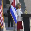 "You Say You Want a Revolution"--With the support of President Dalton, Elizabeth attempts to get the Senates support for a history-making effort to lift the Cuban trade embargo.  Also, Henry and Alison bond while touring Havana together, on MADAM SECRETARY, Sunday, Nov 15 (8:30--9:30 PM, ET, 8:00--9:00 PM, PT) on the CBS Television Network. Pictured: TÃÂ©a Leoni as Elizabeth McCord Photo: Sarah Shatz/CBS ÃÂ©2015 CBS Broadcasting, Inc. All Rights Reserved