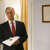 "You Say You Want a Revolution"--Elizabeth, Russell and Mike B. hatch a plan to oust Craig Sterling from his role as National Security Advisor without tarnishing President Dalton\'s term with a scandal. Also, Ephraim Ware, the Director of National Intelligence, zeros in on the man behind the hack of Air Force One, and Henry\'s assignment for Dmitri continues to go accordingly to plan, on MADAM SECRETARY, Sunday, Nov 22 (8:30--9:30 PM, ET, 8:00--9:00 PM, PT) on the CBS Television Network. Pictured: Keith Carradine as President Conrad Dalton Photo: Sarah Shatz/CBS ÃÂ©2015 CBS Broadcasting, Inc. All Rights Reserved