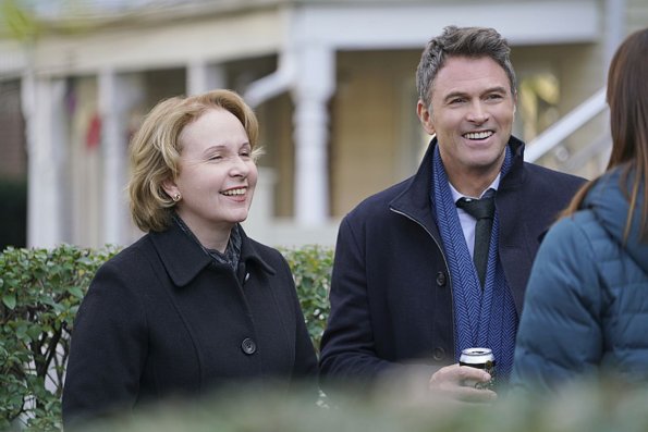 "Invasive Species"-- After his father\'s death, Henry\'s family uncovers shocking secrets that take their toll and open old wounds for them, including his grieving sister Maureen (Kate Burton), who blames Henry for not spending enough time at home.  Also, Russell keeps important information from Elizabeth\'s team at the State department, on MADAM SECRETARY, Sunday, Jan. 31 (8:00--9:00 PM, ET/PT) on the CBS Television Network. Pictured L-R: Kate Burton as Maureen Ryan and Tim Daly as Henry McCord Photo: Sarah Shatz/CBS ÃÂ©2015 CBS Broadcasting, Inc. All Rights Reserved