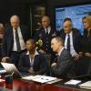 "Right of the Boom"-- While dealing with the aftermath of an attack on the U.S., Elizabeth springs into action to provide answers for President Dalton\'s many questions about how this violence was able to occur, on MADAM SECRETARY, Sunday, February 21 (8:00--9:00 PM, ET/PT) on the CBS Television Network. Pictured L-R: John Doman as Dennis Ellerman, Roslyn Ruff as Marguerite Sanchez, Jordan Lage as General Kohl, Keith Carradine as President Conrad Dalton, Zeljko Ivanek as Russell Jackson, and TÃÂ©a Leoni as Elizabeth McCord Photo: Sarah Shatz/CBS ÃÂ©2015 CBS Broadcasting, Inc. All Rights Reserved