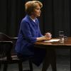 "On the Clock"-- While Elizabeth is holding peace talks between the prime ministers of India and Pakistan, a mysterious plane crash tied to both countries, causes the three parties to reevaluate the deal. Also, Henry approaches a former teacher of Hirjriyyah\'s (Dina Shihabi), one of Jibral Disah\'s wives, with the hope that she can help the NSA locate Disah, on MADAM SECRETARY, Sunday, March 27 (8:00--9:00 PM, ET/PT) on the CBS Television Network.  Pictured: Jane Pauley as herself Photo: Sarah Shatz/CBS ÃÂ©2016 CBS Broadcasting, Inc. All Rights Reserved