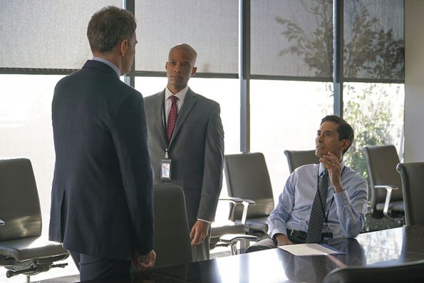 "Gift Horse"- When the Mongolian government sends Elizabeth a horse as a gift, she thinks accepting it could upset other Asian countries, but she stirs up more controversy when she considers returning it to Mongolia. Also, Gov. Sam Evans threatens to sue Ohio for putting President Dalton on the election ballot, and Stevie has an interesting first day as Russell\'s new intern, on MADAM SECRETARY, Sunday, Jan. 8, 2017 (9:00-10:00 PM, ET/PT) on the CBS Television Network. Pictured L-R: Tim Daly as Henry McCord, Peterson Townsend as CIA Agent Dinovera, and Marcus Ho as CIA Agent Sternwig Photo: Sarah Shatz/CBS ÃÂ©2016 CBS Broadcasting, Inc. All Rights Reserved