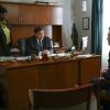 "The Seventh Floor"- Elizabeth and her team work to secure the release of an American journalist held hostage in the Sudan, on MADAM SECRETARY, Sunday, May 7 (9:00-10:00 PM, ET/PT) on the CBS Television Network.  Pictured L-R: Deidre Goodwin as Jessica Moore, Skipp Sudduth as Peter Harriman, and Erich Bergen as Blake Moran Photo: Sarah Shatz/CBS ÃÂ©2017 CBS Broadcasting, Inc. All Rights Reserved