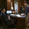 "The Seventh Floor"- Elizabeth and her team work to secure the release of an American journalist held hostage in the Sudan, on MADAM SECRETARY, Sunday, May 7 (9:00-10:00 PM, ET/PT) on the CBS Television Network. Pictured L-R: Erich Bergen as Blake Moran and Geoffrey Arend as Matt Mahoney Photo: Sarah Shatz/CBS ÃÂ©2017 CBS Broadcasting, Inc. All Rights Reserved