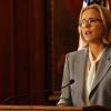 "Shutdown" -- As the government shutdown shows no sign of progress, Secretary of State McCord must negotiate an agreement between the White House and its opposition led by Senator Morejon (JosÃÂ© ZÃÂºÃÂ±iga).  Also, Elizabeth is having trouble finding a suitable replacement for the Chief of Staff position, on MADAM SECRETARY, Sunday, Oct. 29 (10:00-11:00 PM, ET/PT) on the CBS Television Network.  Pictured TÃÂ©a Leoni as Elizabeth McCord Photo: Jonathan Wenk/CBS ÃÂ©2017 CBS Broadcasting, Inc. All Rights Reserved