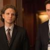"Shutdown" -- As the government shutdown shows no sign of progress, Secretary of State McCord must negotiate an agreement between the White House and its opposition led by Senator Morejon (JosÃÂ© ZÃÂºÃÂ±iga).  Also, Elizabeth is having trouble finding a suitable replacement for the Chief of Staff position, on MADAM SECRETARY, Sunday, Oct. 29 (10:00-11:00 PM, ET/PT) on the CBS Television Network.  Pictured (L-R)  ÃÂ½eljko Ivanek as Russell Jackson and Erich Bergen as Blake Moran Photo: Jonathan Wenk/CBS ÃÂ©2017 CBS Broadcasting, Inc. All Rights Reserved