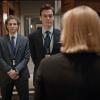 "Loophole" -- Henry disagrees with the President and Elizabeth when they refuse to negotiate with terrorists for the release of an American CIA agent who was captured by the Taliban in Afghanistan.  Also, Elizabeth tries to be supportive of Stevie who is going through a difficult time, on MADAM SECRETARY, Sunday, Nov. 12 (10:00-11:00 PM, ET/PT) on the CBS Television Network. Pictured (l-r) Geoffrey Arend as Matt Mahoney, Erich Bergen as Blake Moran and Sebastian Arcelus as Jay Whitman Photo: Best Possible Screen Grab/CBS ÃÂ©2017 CBS Broadcasting, Inc. All Rights Reserved